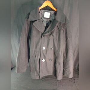 Men's Old Navy Extra Large Black Trench Coat